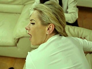 Marital affairs with a blonde beauty and big boobs