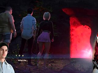 Playing Apocalust 3 while teasing my sensitive clit