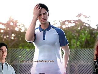 Playing Apocalust 3 while teasing my sensitive clit