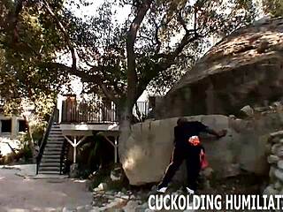 Riding a big black cock like a slut