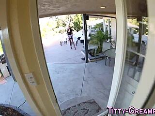 Latina Babe with Big Tits Gets Fucked and Handjob Leading to Cumshot