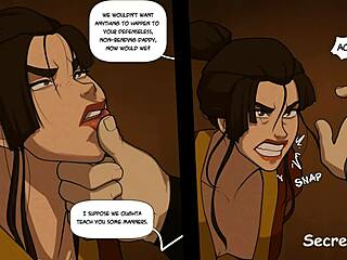 Azula's Boiling Rock Fuck Fest Unleashed with Double Penetration!