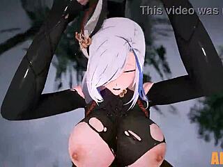 Shenhe in Wild Anime Action!