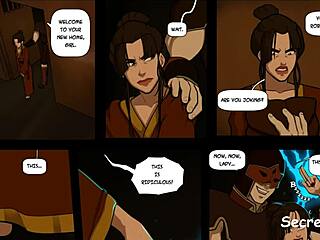 Azula's Boiling Rock Fuck Fest Unleashed with Double Penetration!