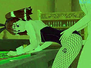 Diane And Elizabeth Liones In Bunny Outfits Have Intense Hentai Sex