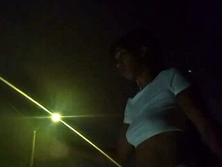 Housewife with a beautiful body dancing naked and showing her beaver