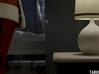 Santa fucks petite teen beauty at boss's home