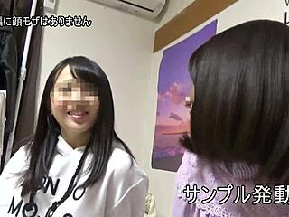 Young college student satisfies horny Asian girlfriend's desires