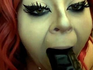 lexi red masters sloppy deepthroat skills