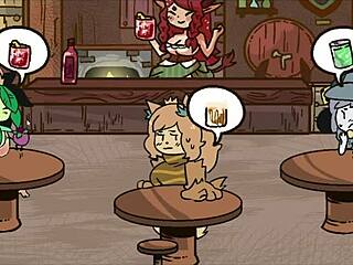 Perverts dash into wild furry hentai action