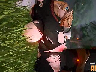 Shenhe in Wild Anime Action!