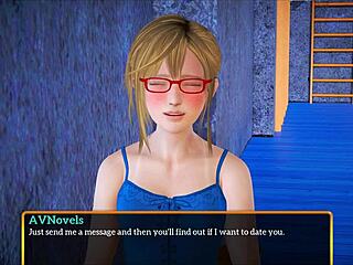 My new family 498 walkthrough with small-boobed blonde