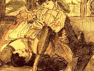 Vintage erotic drawings showcase classic sensual art