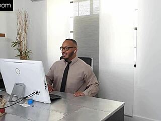 gamer stepson rides stepdads black cock with ass licking