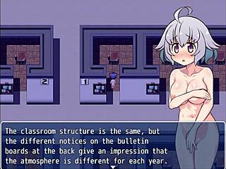 Serina Suzuyo's outdoor exhibition and solo play in anime-style porn game