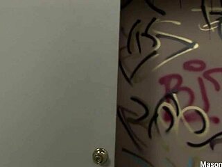 Mason Moore's hot bathroom scene with a facial finish
