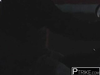 Young Asian girl gets to suck cock of a backpacker