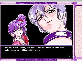 Check out Immoral Study 3, this retro hentai game with full oral scenes.