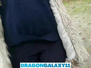 watch her give a blowjob in the park near the neighbors