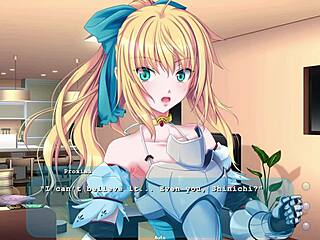 See the beautiful women of Busty hentai in a cafe in Princess x fan disc ep20