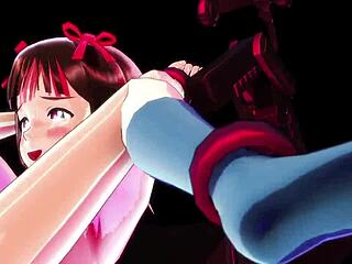 puru puru haruka 13 hosomi no ken in 3d cartoon anime style