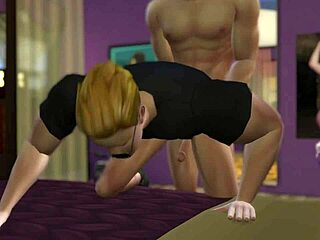 hey, wanna see johnny bravo bang his clone in this wild cartoon action or what?