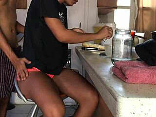 Mariangel belle enjoys breakfast time