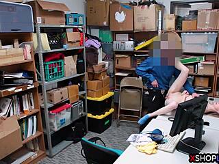 Russian teen shoplifts and gets punished with fucking at work