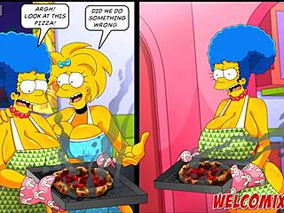Best butt scenes in Simptoons Simpsons hentai porn with big ass focus