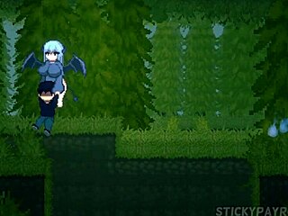 Succubus hunt: thick white girl shares me with her friend in hentai game