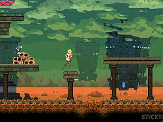 Cute Blonde Fucked by Monster Cock in Game