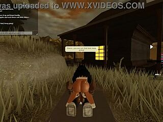 Roblox game used to create porn with Latina babe giving blowjob and getting fucked in different positions