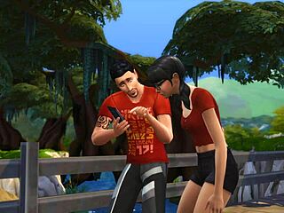 i saw a hairy woman bouncing tits with nipple slips in public outdoors