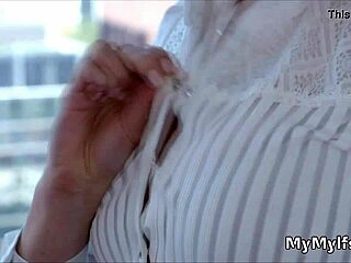 Banging the horny milf principal right at her office desk.