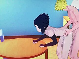 Naruto's Sasuke in uncensored hentai with hot blowjob scenes