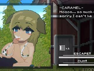 Succubus hunt: thick white girl shares me with her friend in hentai game