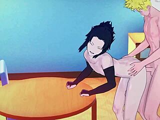 Naruto's Sasuke in uncensored hentai with hot blowjob scenes
