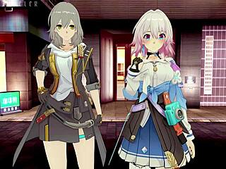 Honkai Star Rail: Siobhan Bar Secret with Stelle in Wild Action