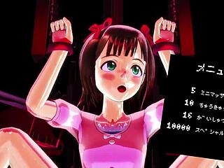 puru puru haruka 13 hosomi no ken in 3d cartoon anime style