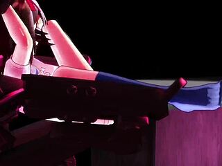 puru puru haruka 13 hosomi no ken in 3d cartoon anime style