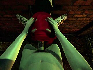 3D animated porn with hardcore succubus sex and SFM technology