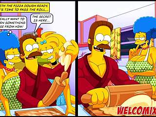 Best butt scenes in Simptoons Simpsons hentai porn with big ass focus