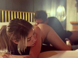 Young teen gets a rough and sexy motel romp