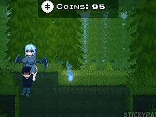 Succubus hunt: thick white girl shares me with her friend in hentai game