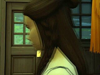 Scream 1 intro remake in Sims 4 Halloween!