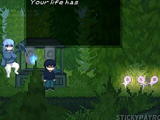 Succubus hunt: thick white girl shares me with her friend in hentai game