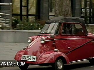 vintage blowjob and sex with horny brunette neighbour