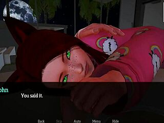 Just saw this redhead in My New Family 74, small tits rocking hentai action