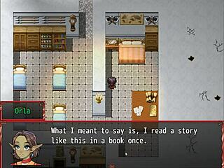 Harem in another world hentai game features cute teens
