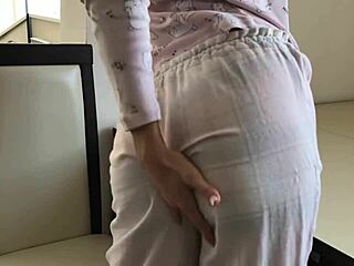 Yanks Honey Monte masturbates clit while rubbing toes and pinching pierced nipples